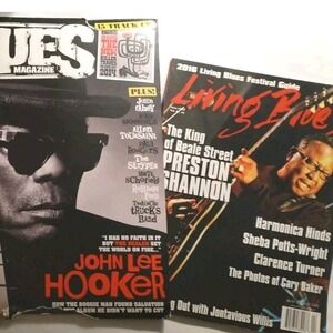 The Blues Magazine John Lee Hooker & Living Blues Preston Shannon 2014 2016 Set